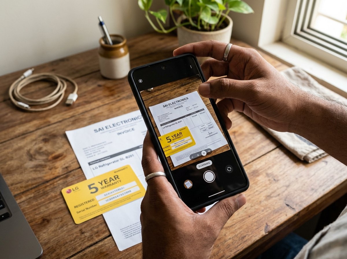 Product add karo, documents save karo